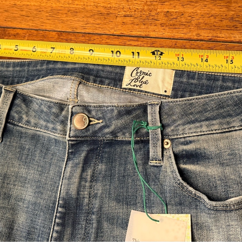 Cosmic Blue Love Brennan Eco Bootcut Jean Indigo size 33/16 - Picture 5 of 5